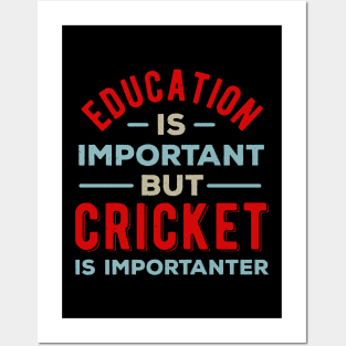 Funny Cricket Gift Posters and Art